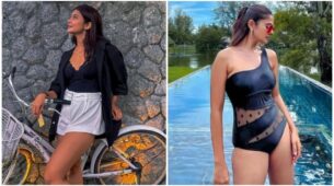 Jennifer Winget is a ‘sight to behold’ in black one-shoulder monokini, see sizzling pics
