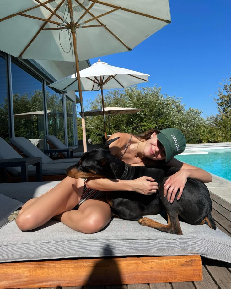 Kendall Jenner Shows off Her Model Body As She Chills With Her Dog: See Now - 0