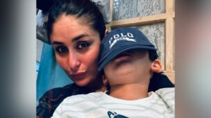 Taimur Ali Khan joins Kareena Kapoor on Devotion Of Suspect X sets, latter shares adorable pictures