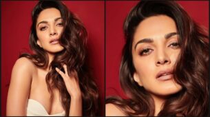 Kiara Advani is a sight to behold in plunging neckline outfit, rocks nude-shade lipstick like a queen
