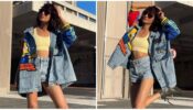 KKK 12 babe Sriti Jha is a sight to behold from South Africa, sets temperature soaring in yellow bralette and denim shorts
