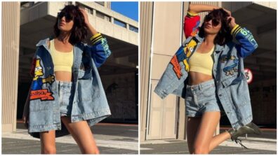 KKK 12 babe Sriti Jha is a sight to behold from South Africa, sets temperature soaring in yellow bralette and denim shorts