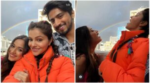 KKK 12 Scoop: Rubina Dilaik poses with Jannat Zubair Rahmani and Mr. Faisu, is she playing cupid?