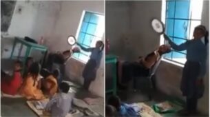 Watch This Student From Bihar Fanning Her Teacher As The Teacher Sleeps
