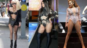 Lady Gaga, Jennifer Lopez, Cardi B: Divas Who Slew In Fishnet Stockings