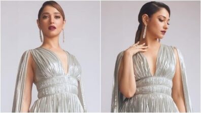 Look Glamorous By Adding Silver Themes To Your Apparel Like Tamannaah Bhatia