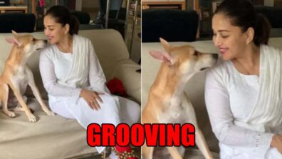 Madhuri Dixit Leaves Instagram Grooving As She Dances With Her Dog Carmelo Nene: See Video