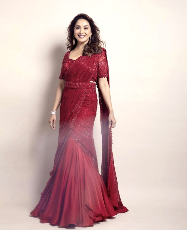 5 Times Madhuri Dixit Swooned Our Hearts With Her Gorgeous Saree Collection - 3