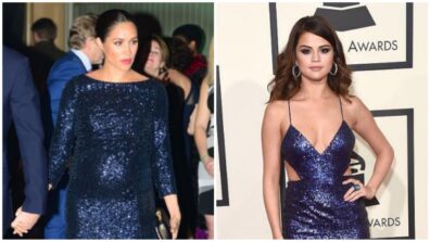 Meghan Markle To Selena Gomez: Stars Who Stole The Spotlight In Blue Sequin Dresses