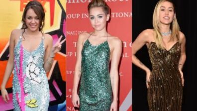 Miley Cyrus Has Been Slaying In Sequin Outfits Since The Beginning Of Her Fame Years