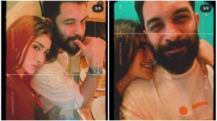 Mouni Roy is all smiles in husband Suraj Nambiar’s presence, can’t stop feeling cosy with him