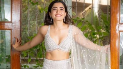 ‘National Crush’ Rashmika Mandanna dazzles in silver lehenga choli, mesmerizes everyone with killer smile