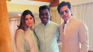 Nayanthara-Vignesh Shivan Wedding: Shah Rukh Khan poses with ‘Jawan’ director Atlee, pic goes viral