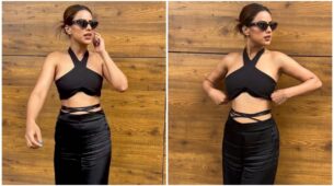 Nia Sharma is sensuality personified in black cut-out outfit, are you in love?