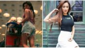 Nidhi Bhansuhali poses in crop top and denim shorts at airport, Sunayana Fozdar says, ‘you just want attention’