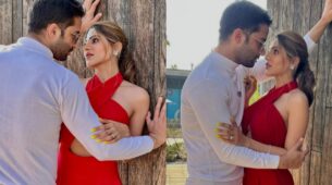 Nikki Tamboli and Shaheer Sheikh prep up all steamy for next project, see pics
