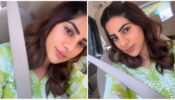 Nikki Tamboli dares to go ‘nofilter’ in green embellished kurta set, watch