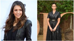 Nina Dobrev And Her Stunning Outfits Featuring Leather