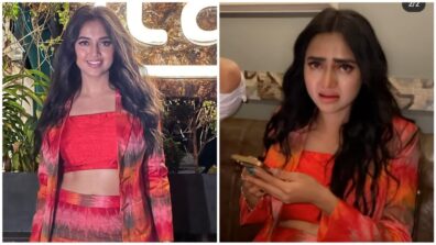 No Filter: ‘Naagin’ actress Tejasswi Prakash caught on camera crying and heartbroken, fans worried seeing her red eyes