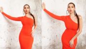 Nora Fatehi looks ‘class apart’ in orange one-shoulder bodycon dress, tags Victoria Beckham in her post for THIS reason
