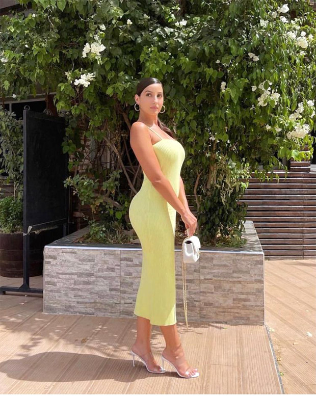 Nora Fatehi Radiating Energy Through Midi Dresses: Check Out - 0