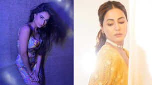 Palak Tiwari and Hina Khan are beauty personified in designer couturiers, see pics