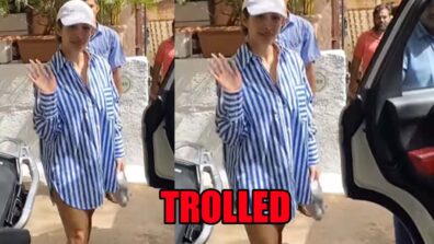 Pant Bhul Gayi Kya: Malaika Arora Trolled Post Her Only Shirt No Pants Look: See Here