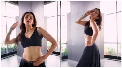 Pasoori Fever: Rakul Preet sizzles internet with her fiery dance moves in black bralette and skirt