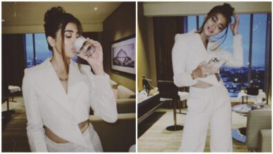 Pooja Hegde is slaying in white classy pantsuit, wants a ‘water break’ for THIS reason