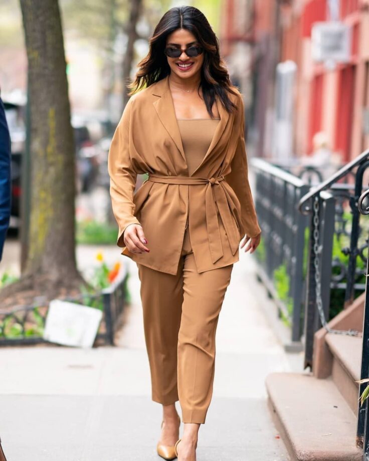 Priyanka Chopra Looks Like Chocolate In Brown Outfits - 2