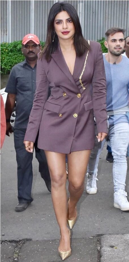 Priyanka Chopra Looks Like Chocolate In Brown Outfits - 3