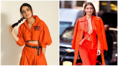 Radhika Madan And Gigi Hadid In Ultimate Orange Monochrome Battle: Who Are You Cheering For?