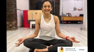 Rakul Preet Singh is giving us major fitness goals in simple workout look, BF Jackky Bhagnani is crushing