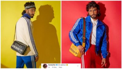 Ranveer Singh poses like swagger in Gucci sweatshirt, Karan Johar says he’s ‘jealous’