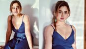 Rashami Desai is all smiles in blue plunging neckline outfit, sets temperature soaring like a queen