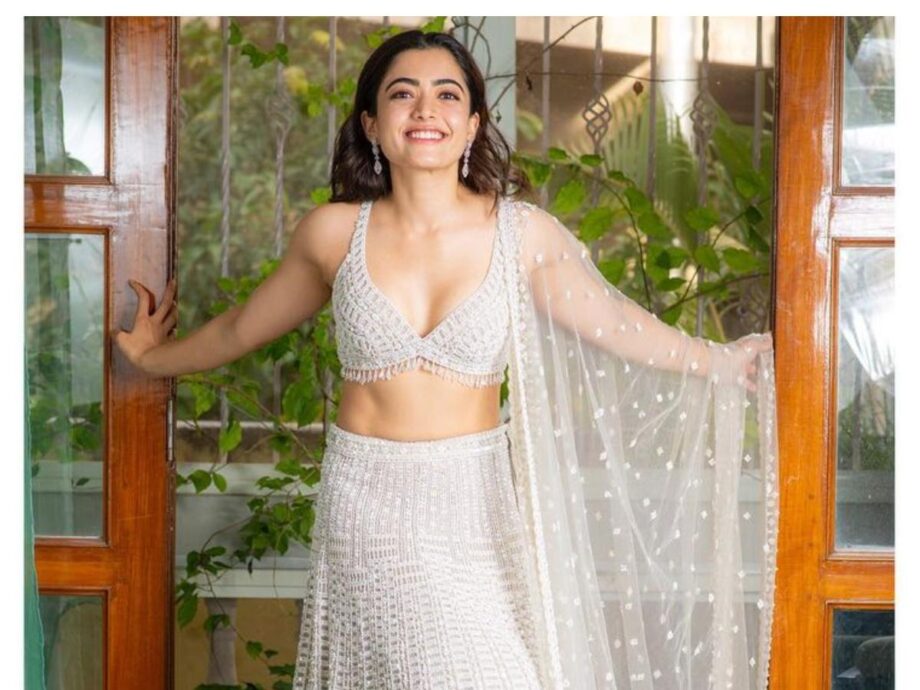 Rashmika Mandanna Is A Sensuous Beauty In Deep Necks: Do You Feel The Temperature Rise? - 1