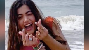 Rashmika Mandanna is obsessed with BTS on beach, shares video