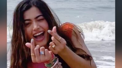 Rashmika Mandanna is obsessed with BTS on beach, shares video