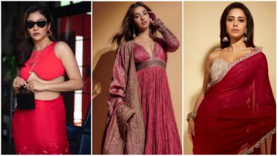 Riddhima Pandit, Pooja Hegde and Nushrratt Bharucchha are spicing up things in red, vote for your favourite queen