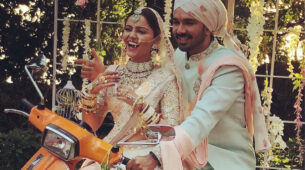 Rubina Dilaik celebrates 4th anniversary with husband Abhinav Shukla, promises to be together in water, land or air