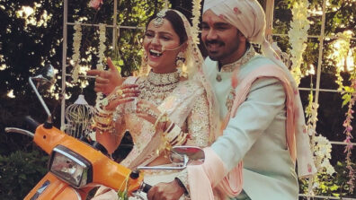 Rubina Dilaik celebrates 4th anniversary with husband Abhinav Shukla, promises to be together in water, land or air