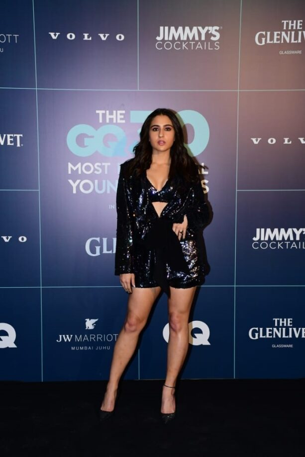 Ruffled Dress To Sequin: Sara Ali Khan’s Statement Looks In Black: See Pics - 4