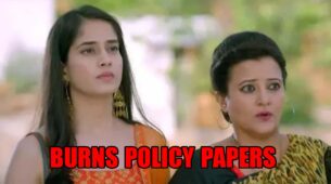 Sab Satrangi: Shweta burns policy papers of Maurya family