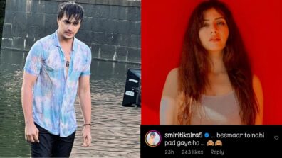 Samundar mein nahake: Mohsin Khan takes a dip in water, Smriti Kalra asks, “beemar toh nahi pad gaye ho…”