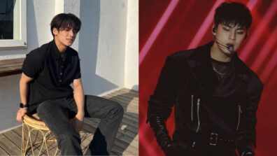 SEVENTEEN Mingyu Shows What Fashion Is In Black Fits