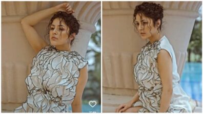 Shehnaaz Gill swoons internet in ruffle white mini dress, fans go lovestruck