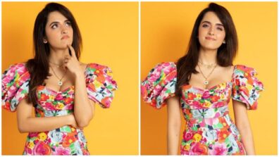 Shirley Setia is thinking about yummy ‘Biryani’ in gorgeous floral fluffy outfit, netizens can’t keep calm