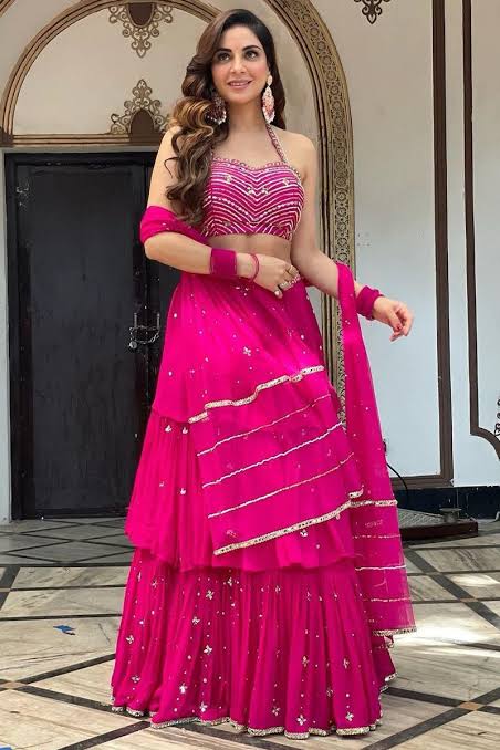 Shraddha Arya Has Always Opted For Stunning Lehenga Ensembles, Check Out - 4