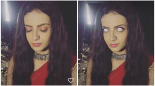 Shrenu Parikh drops unseen her scary ‘chudail’ avatar from show, see pictures