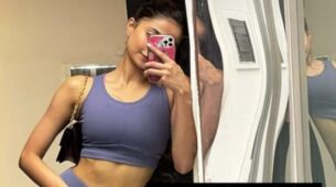 Shweta Tiwari’s daughter Palak Tiwari flaunts curvaceous midriff and abs in gymwear, fans sweat